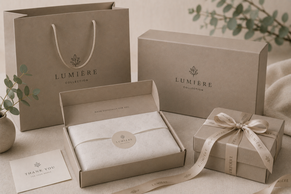 Vollständig maßgefertigte luxuriöse Geschenkbox