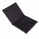 Gutscheinkarten Mappe 12,5x10,5x0,7cm SCHWARZ - Satz mit 100 Stück.