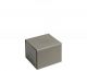 Magnetbox 10x10x7cm GRAU - Satz mit 25 Stück.