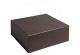 Magnetbox 25x25x9cm BRAUN - Satz mit 25 Stück.