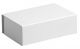 Magnetbox 40x30x15cm WEISS - Satz mit 25 Stück.
