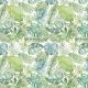Trendy TROPICAL LEAVES WHITE GREEN