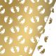 Kinder (2-Seitig)  BABY FEET GOLD