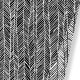 Trendy (2-Seitig) HERINGBONE BLACK/WHITE