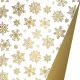 Trendy (2-Seitig)  SNOWCHRYSTALS WHITE/GOLD
