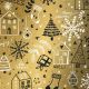 Trendy HAPPY HOLIDAYS BLACK GOLD