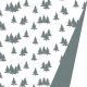 Trendy (2-Seitig) XMAS TREES GREY
