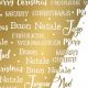 Trendy (2-Seitig) WISHING MERRY XMAS WHITE GOLD