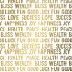 Trendy XMAS LETTERS GOLD