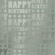 Luxus metallisiert HAPPY BIRTHDAGY STARS METALLIC MINT