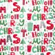 Luxus Metallisiert HOHO MERRY XMAS WHITE RED GREEN