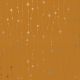 Luxus Metallisiert  STARS FALLING OCHRE