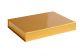 Luxuriöse Magnetbox in glänzendem Gold, stilvolle Geschenkbox für exklusive Geschenke oder Werbeaktionen.