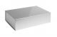 Magnetbox 35x25x10cm SILBER - Satz mit 25 Stück.