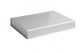 Luxuriöse Magnetbox in glänzendem Silber, stilvolle Geschenkbox für exklusive Geschenke oder Werbeaktionen.