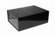 Magnetbox 40x30x15cm SCHWARZ - Satz mit 25 Stück.