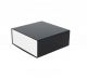 Magnetbox 23x23x11cm SCHWARZ/WEISS - Satz mit 25 Stück.