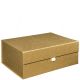 Magnetbox 40x30x15cm GLITZER GOLD - Satz mit 10 stück.