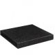 Magnetbox 25x25x2,5cm GLITZER SCHWARZ - Satz mit 20 Stück.