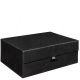 Magnetbox 40x30x15cm GLITZER SCHWARZ - Satz mit 10 Stück.