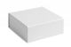 Magnetbox 14x14,5x5,7cm WEISS - Satz mit 25 Stück.