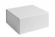 Magnetbox 23x23x11cm WEISS - Satz mit 25 Stück.