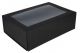 Magnetbox Fenster 33x22x10cm Schwarz - Satz mit 25 Stück.
