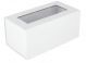 Magnetbox Fenster 22x11x10cm Weiss - Satz mit 25 Stück.