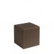 Qubus 9x9x9cm BRAUN - Satz mit 100 Stück.
