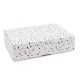 Versandkarton 33x25x8cm KONFETTI - Satz mit 50 Stück.