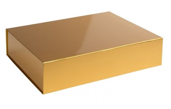 Magnetbox GLANZ 42x33x10cm GOLD