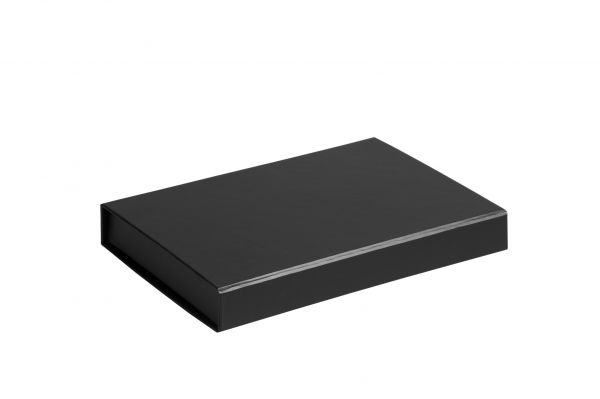 Magnetbox A5 schwarz bookstyle direkt ab Lager, aus eigener