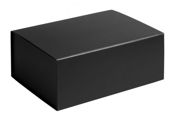 Geschenk-magnetbox schwarz matt direkt ab Lager, aus eigener