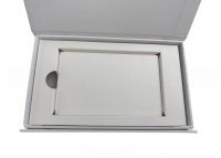 Magnetbox mit Einleger 12x7x2cm Weiss