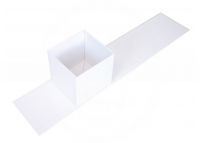 Magnetbox Qubus 10x10x10cm Weiss