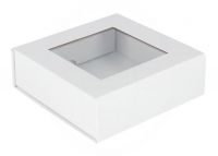 Magnetbox Fenster 15x15x5cm Weiss