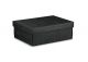 Classic 34x25x12cm SCHWARZ - Satz mit 10 Stück.