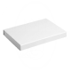 Magnetbox 15,5x11x2cm WEISS - Satz mit 25 Stück.