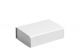Magnetbox 12,5x8,5x3,7cm WEISS - Satz mit 25 Stück.