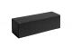 Magnetbox 33x10x10cm SCHWARZ - Satz mit 25 Stück.